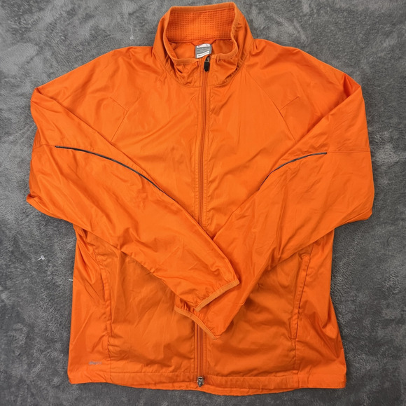 Nike Jacket Mens Large NYC Marathon 2008 Full Zip Windbreaker Light Running